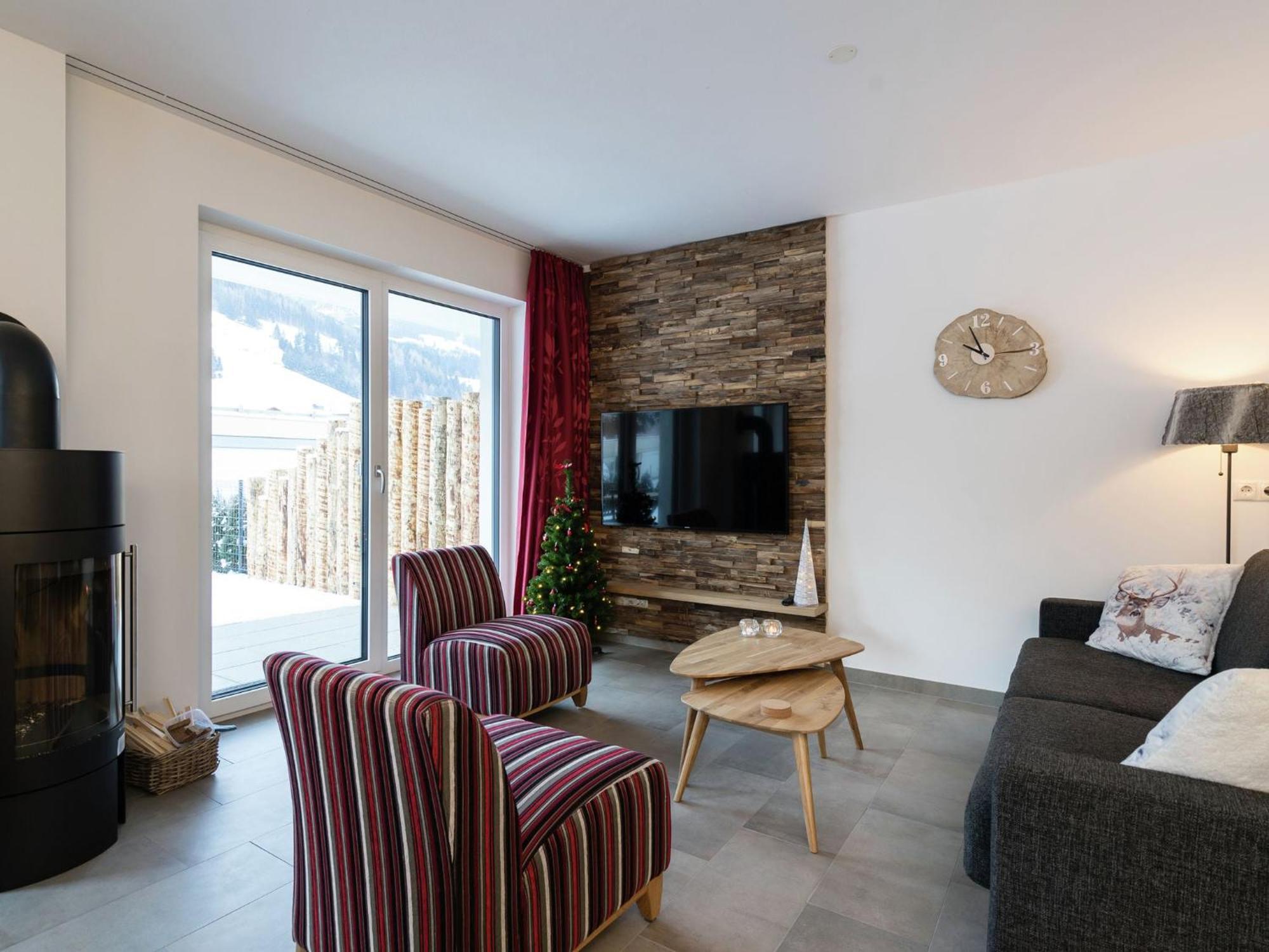 Modern Holiday Home In Leogang With Private Sauna Bagian luar foto